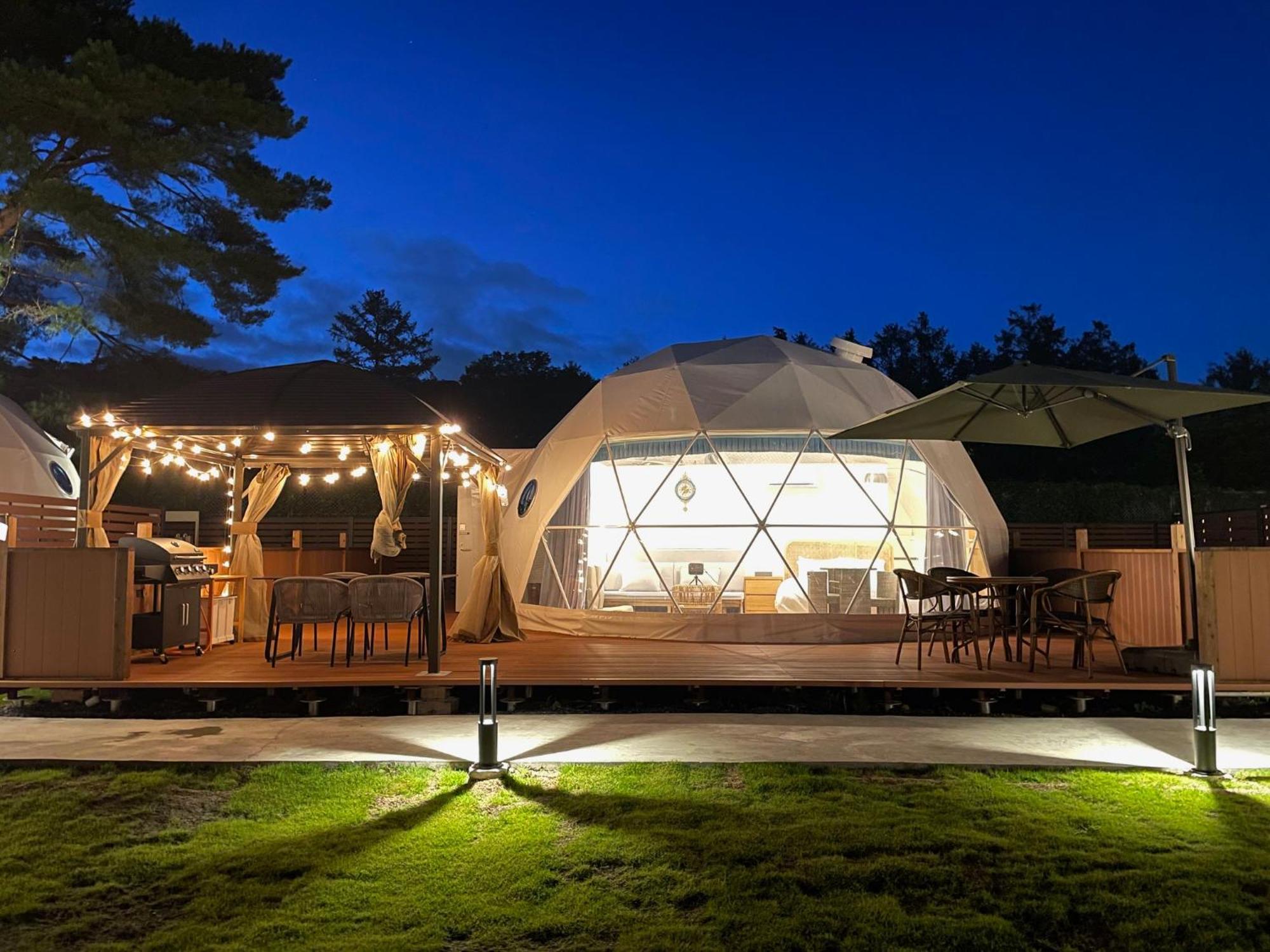 Gramercy Village 山中湖 Glamping &Sauna Yamanakako Ngoại thất bức ảnh